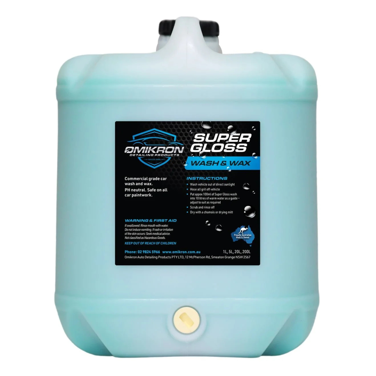 OMIKRON Super Gloss Wash & Wax 1 Ltr