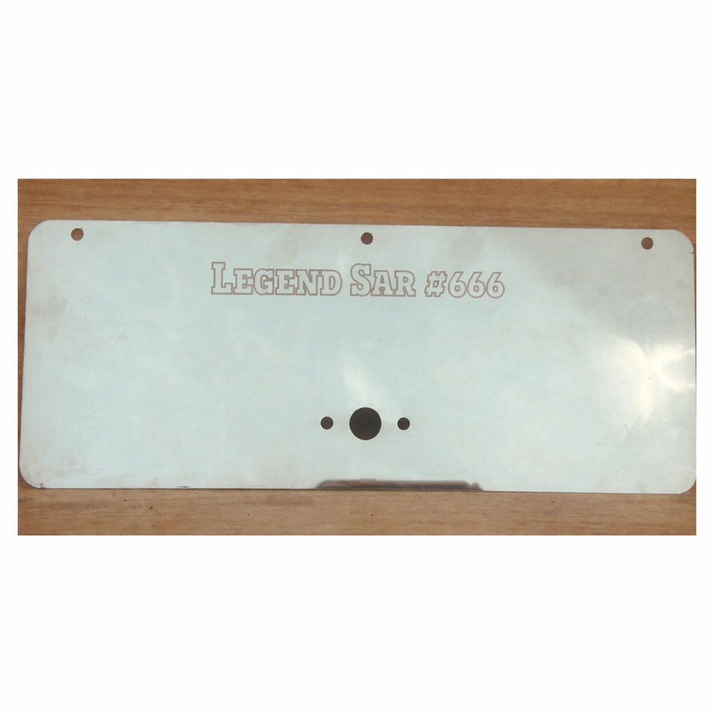 Personalised Drivers Side Under Seat Tool Box Lid