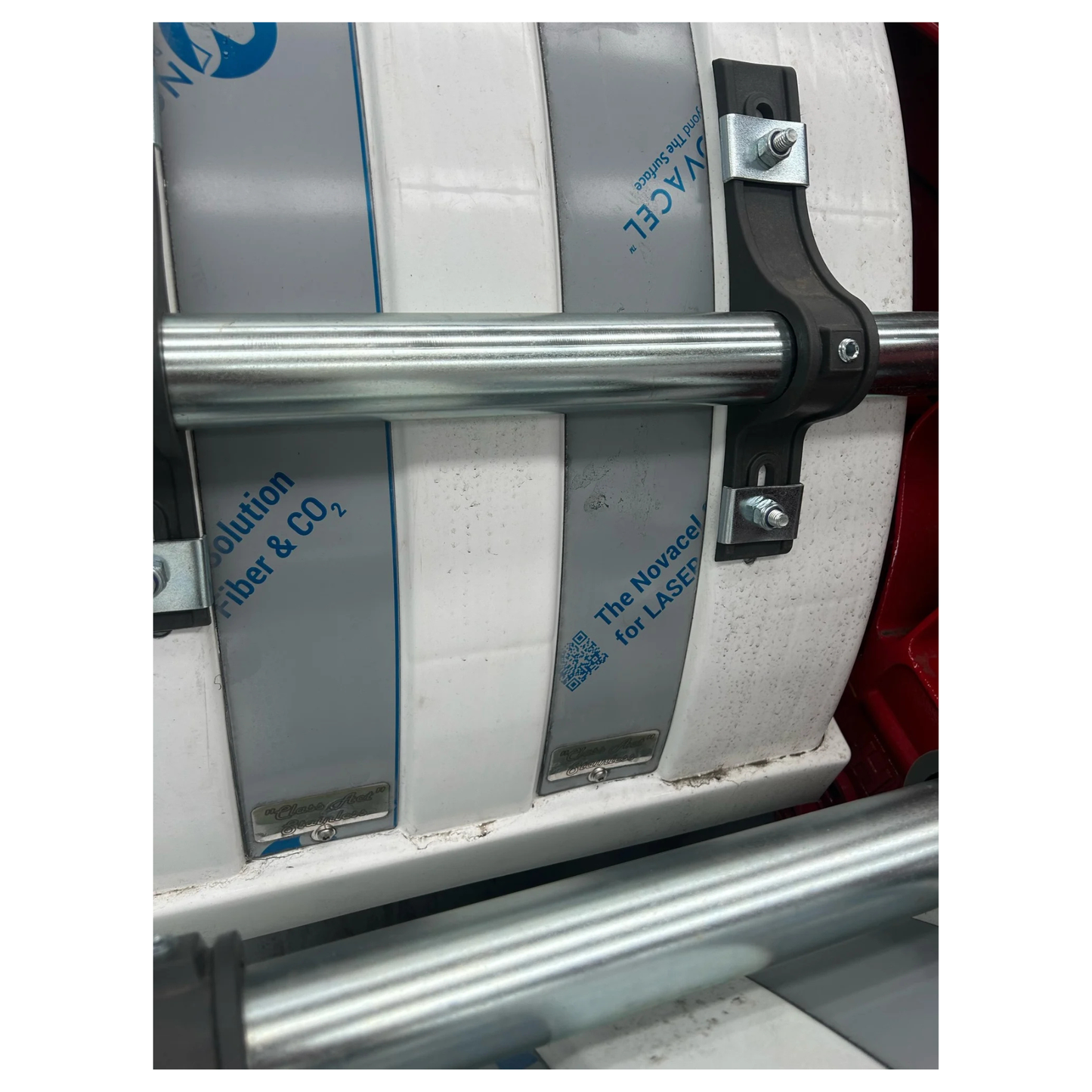 Stainless steel plastic guard infills