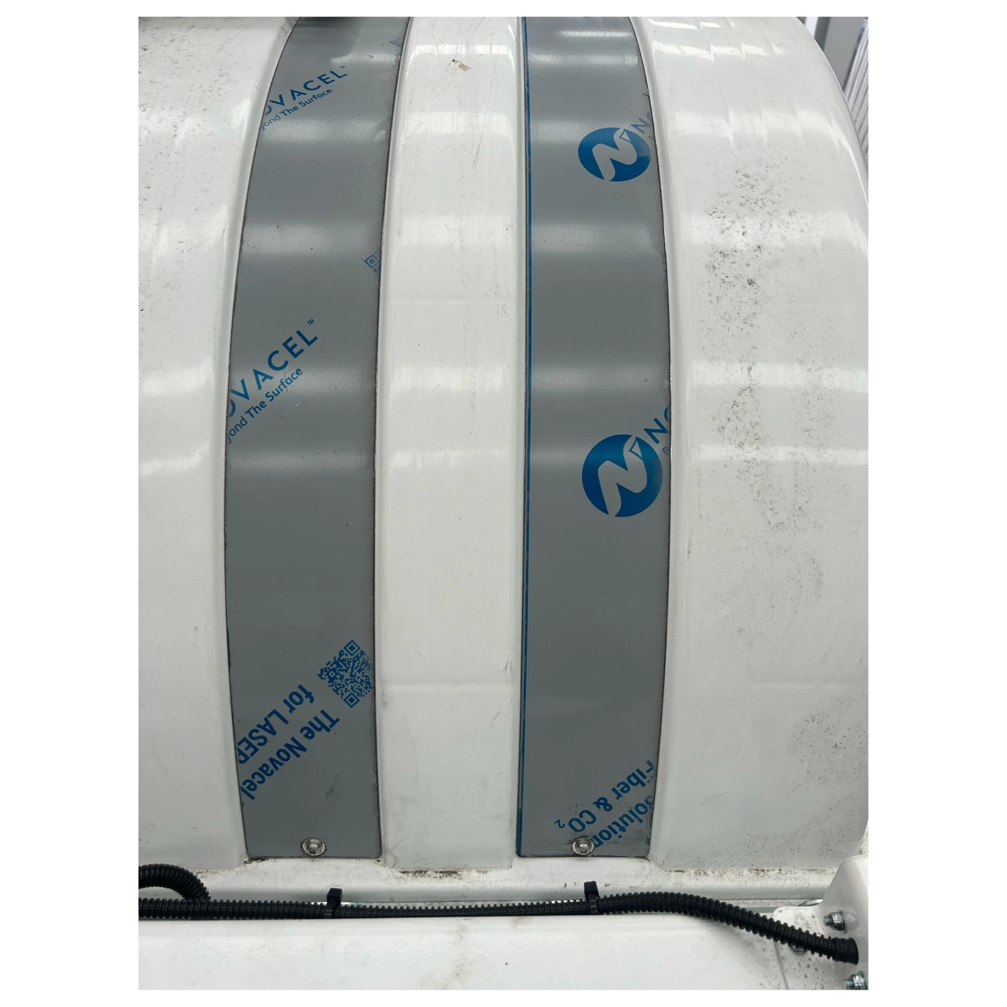 Stainless steel plastic guard infills