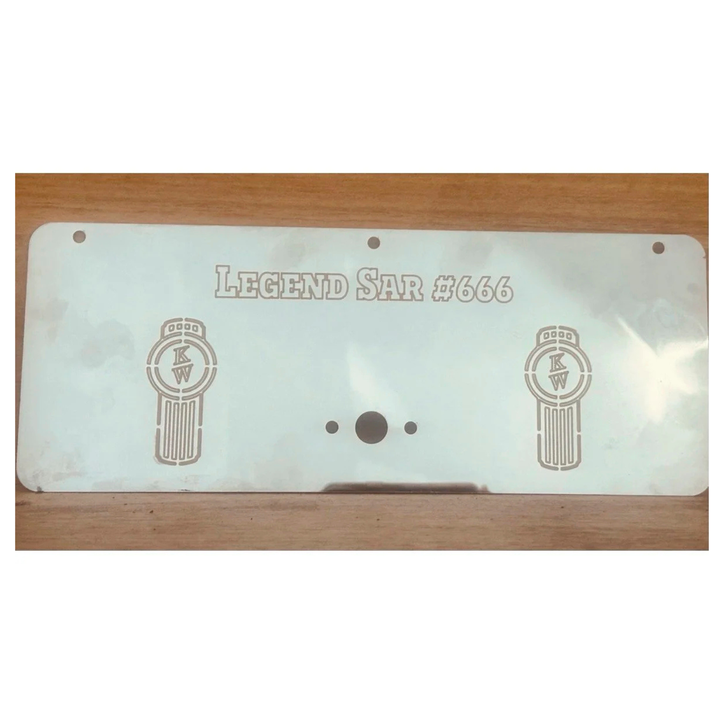 Personalised Drivers Side Under Seat Tool Box Lid
